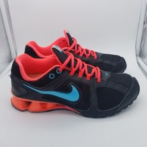 Nike Reax 8 Sneakers Size 8.5 Pink Black & Blue